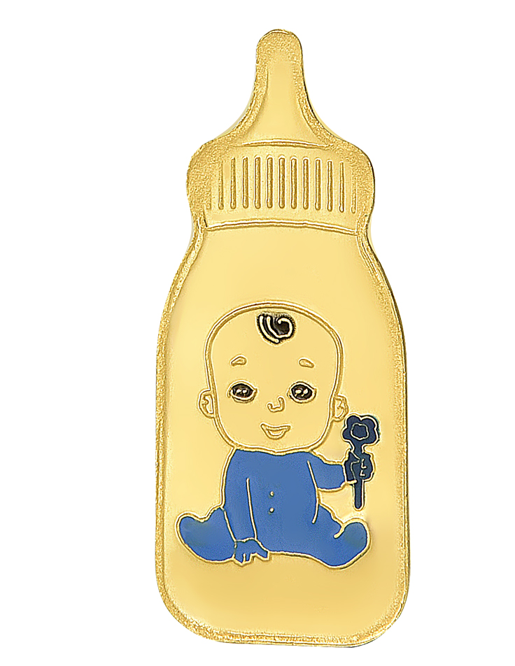 2.5gr Gold Baby Bottle (Boy) product image 3