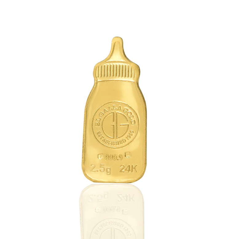 2.5gr Gold Baby Bottle